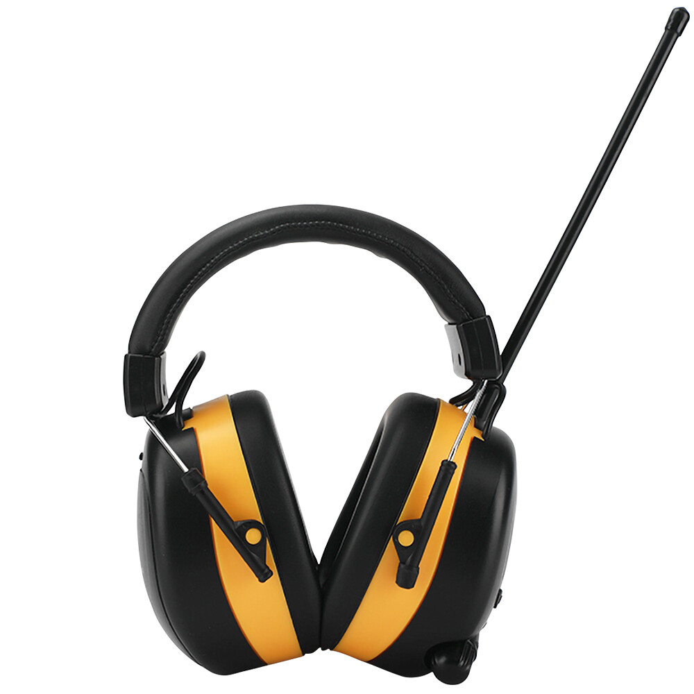 Bluetooth Headphones FM Radio Headphone Ear Safety Earmuffs for Mowing Work