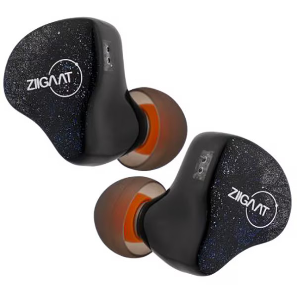 Linsoul ZiiGaat Lush Silver Blue earphones hybrid drivers (1DD + 4BA) ZII012
