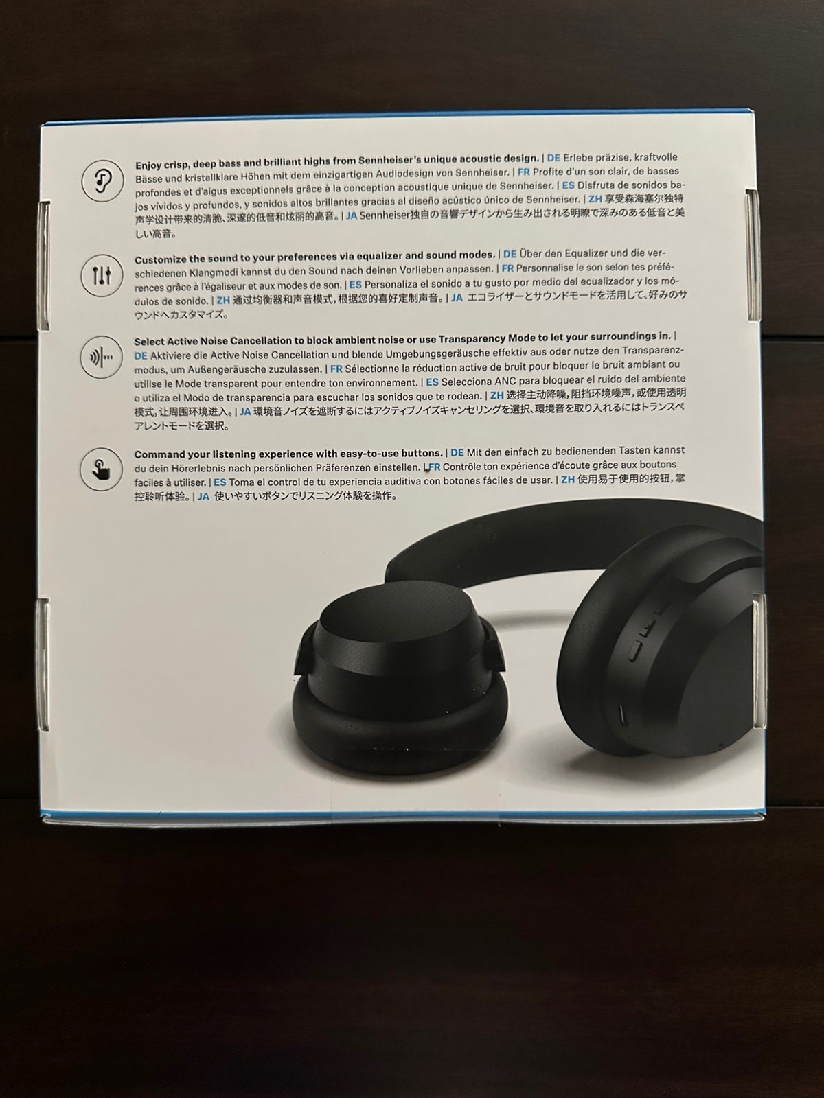 Sennheiser Accentum Wireless Headphones Black NEW SEALED