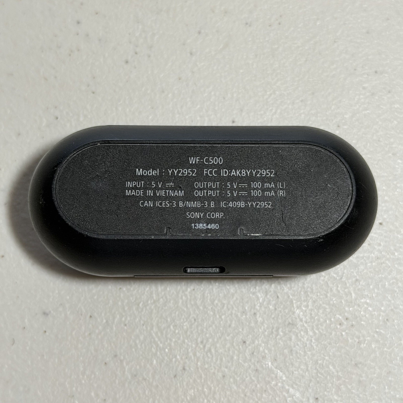 Sony WF-C500 In-Ear Earbuds Black Double Wireless Bluetooth Charging Case