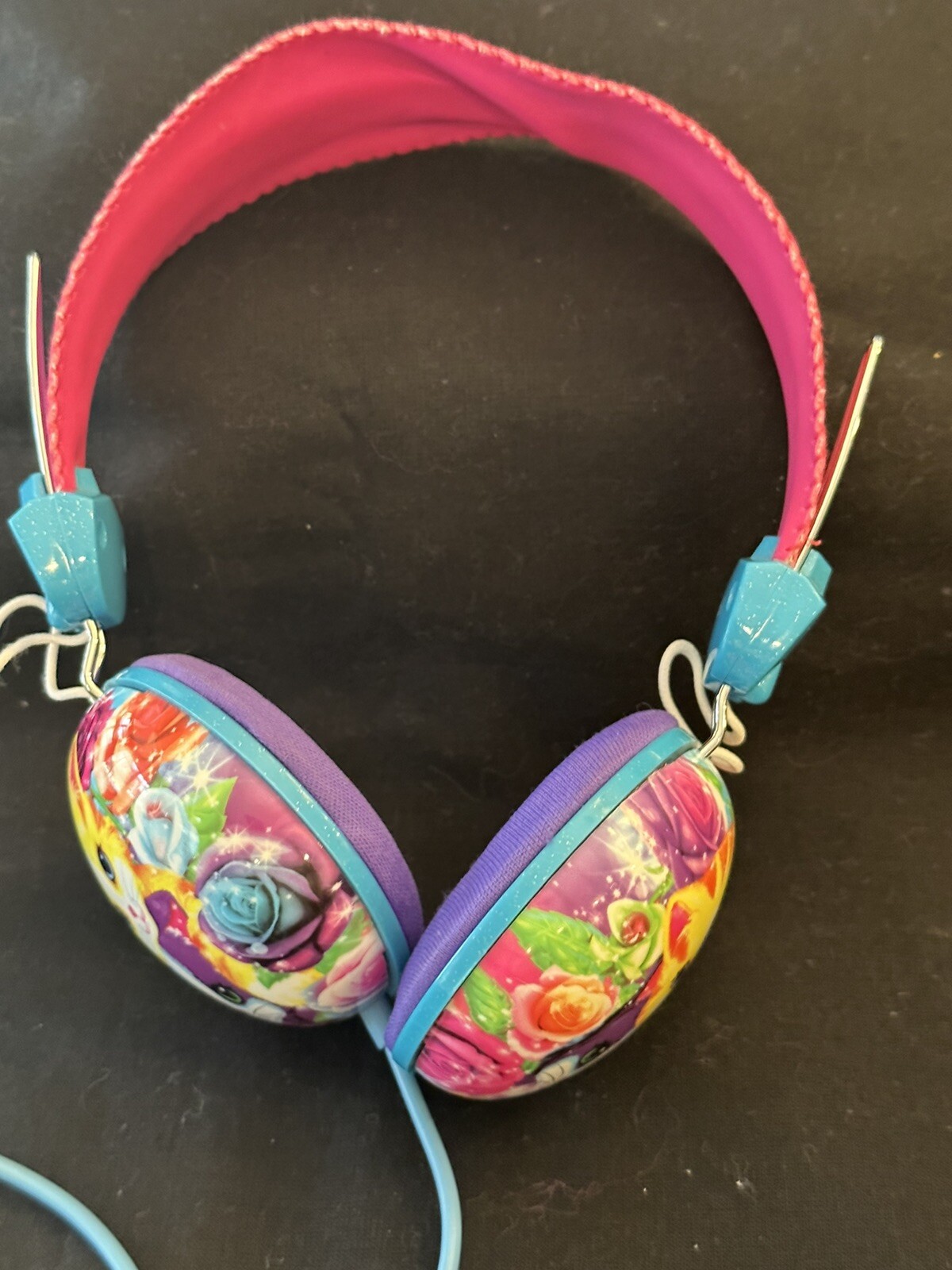 Lisa Frank Stero Head Phones headphone kitty cat adjustable size kids adults