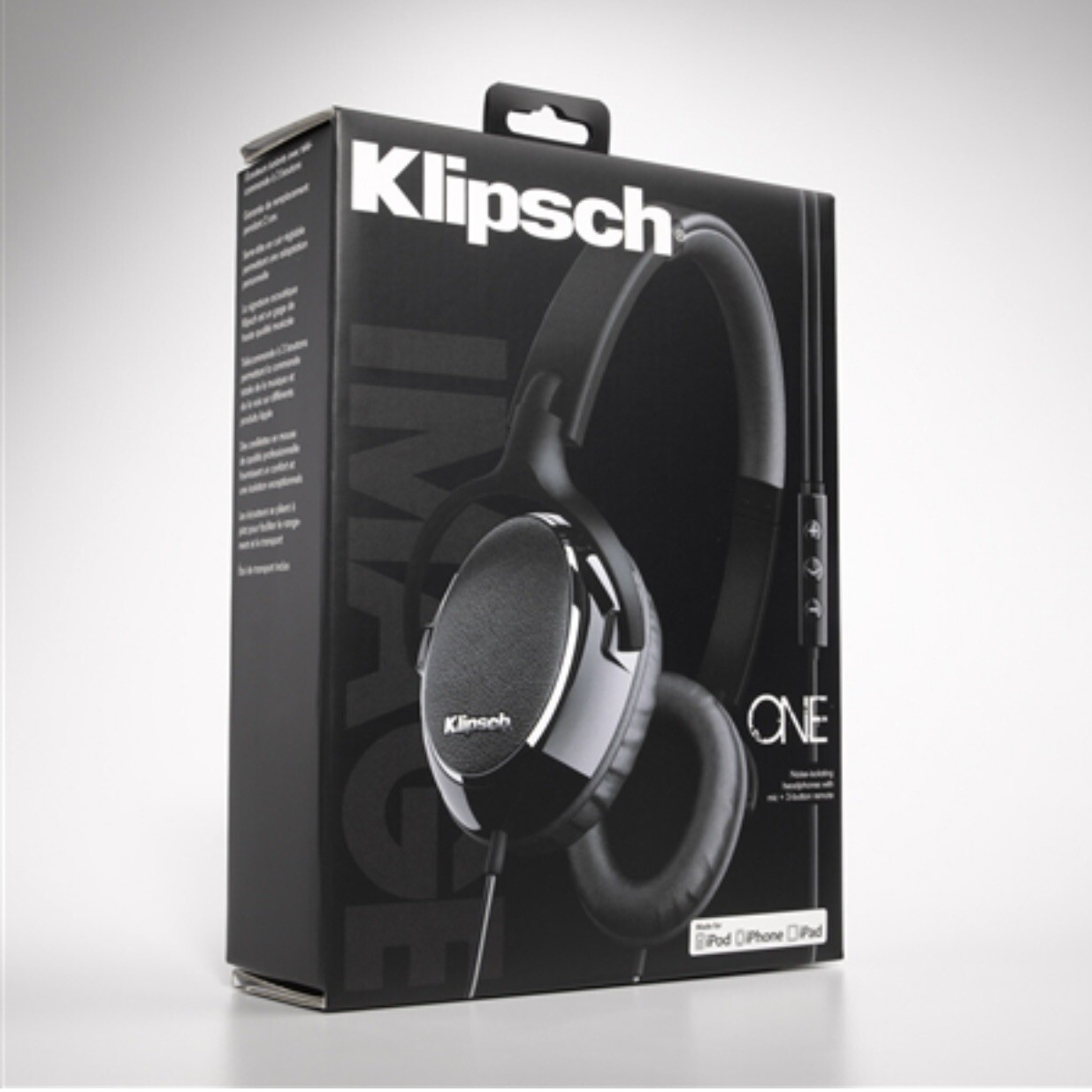 Klipsch One On-Ear Stereo Headphones with Mic + 3 Button Remote