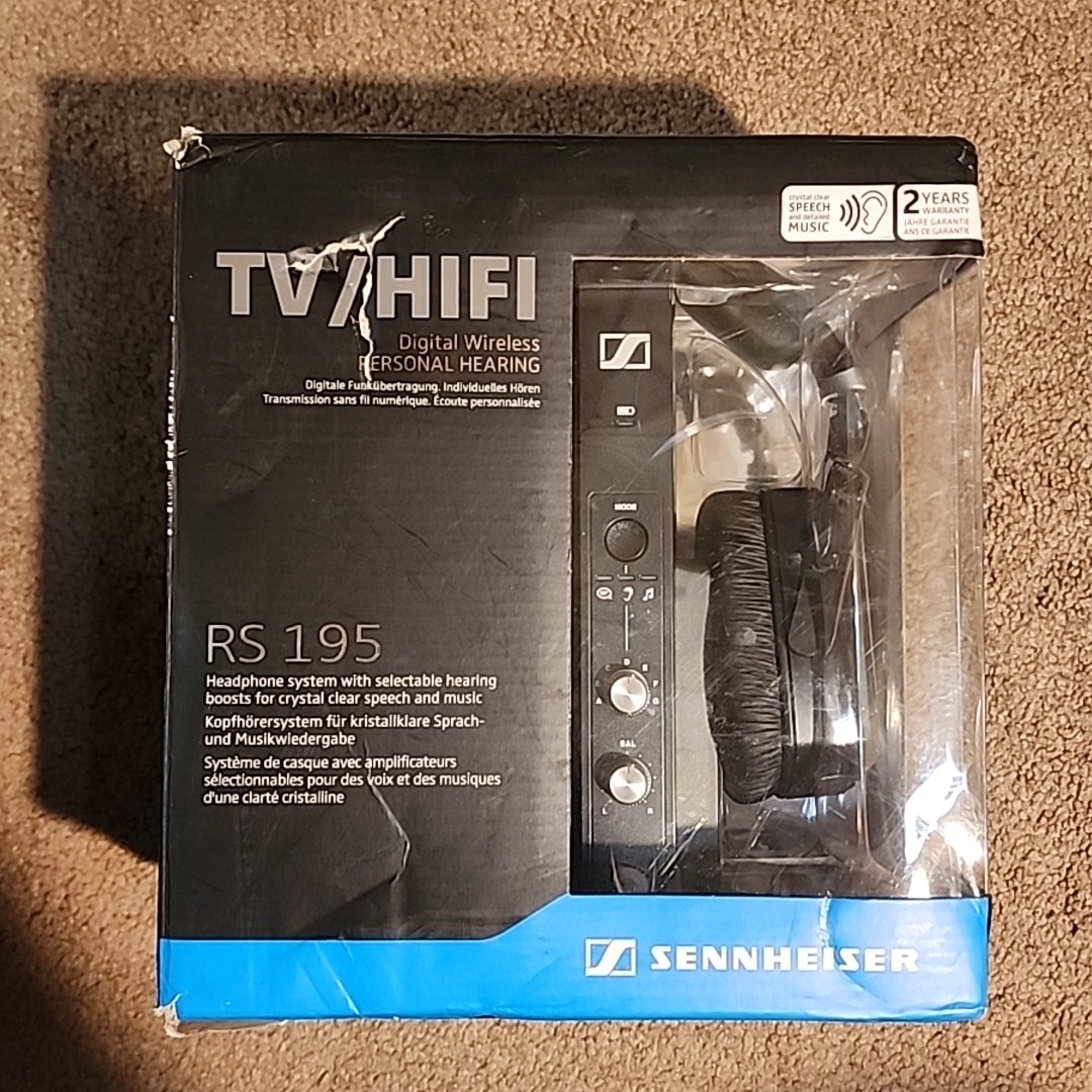 Sennheiser Consumer Audio RS 195 Wireless Headphone Systems See Description