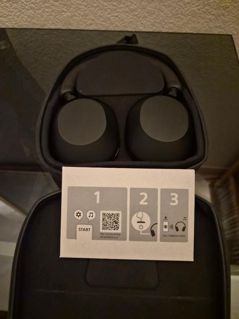 Sony WH-1000XM5 Wireless Noise Canceling Headphones- Black- Bluetooth/USB-ANC