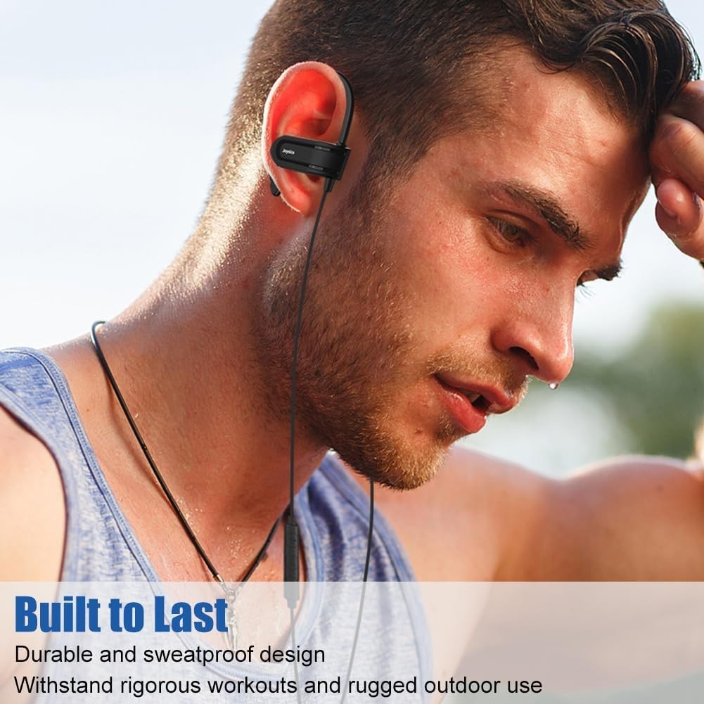 Durable Sport Earbuds with Custom Fit & Hard Case for Active Lifestyles