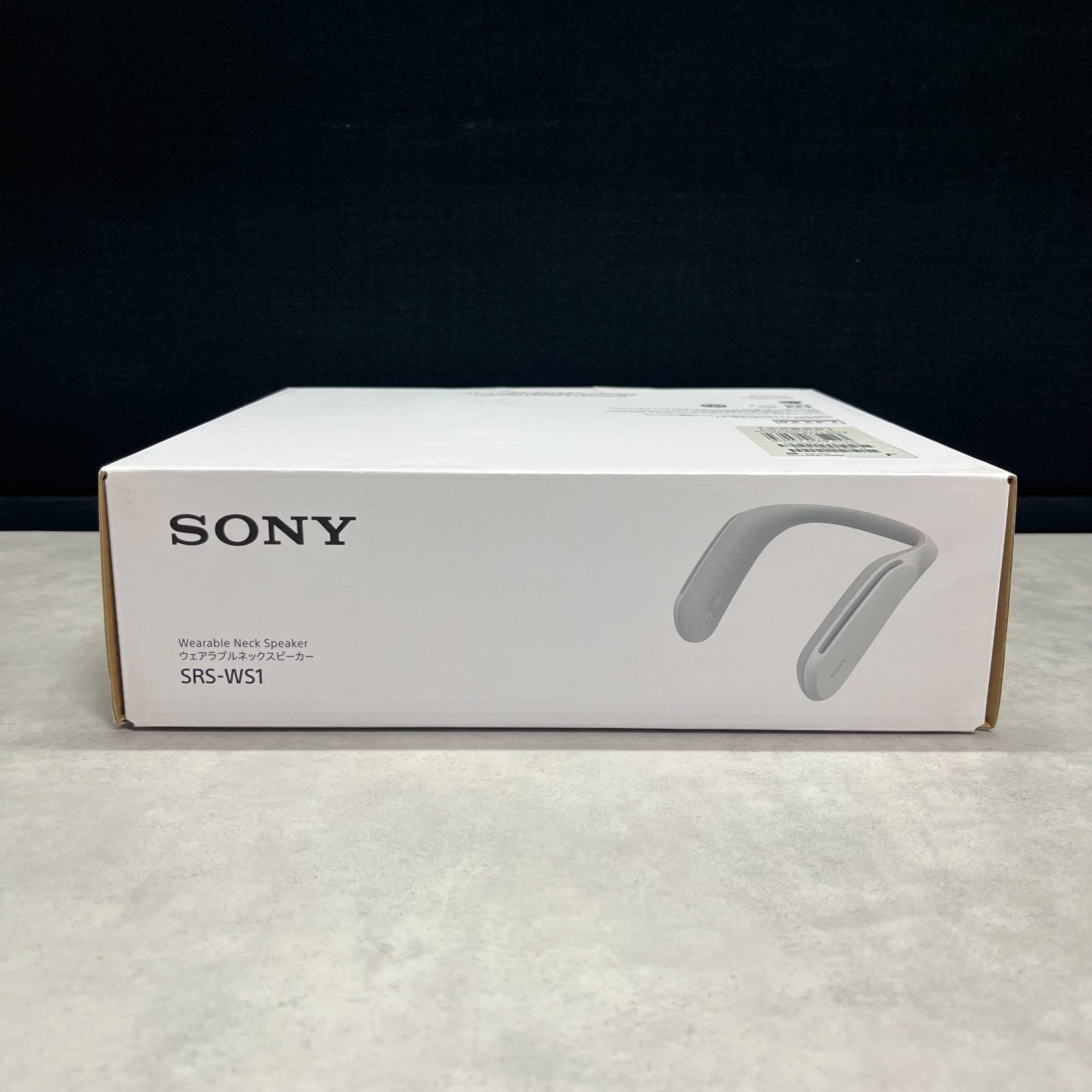 SONY Japan Wearable Neck Speaker SRS-WS1 for TV Game Movie with Vibration New!!