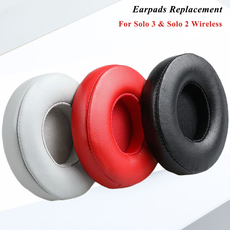 Replacement Ear Pads Cushion Cover for Beats by Dr Dre Solo 2 & Solo 3 Wireless
