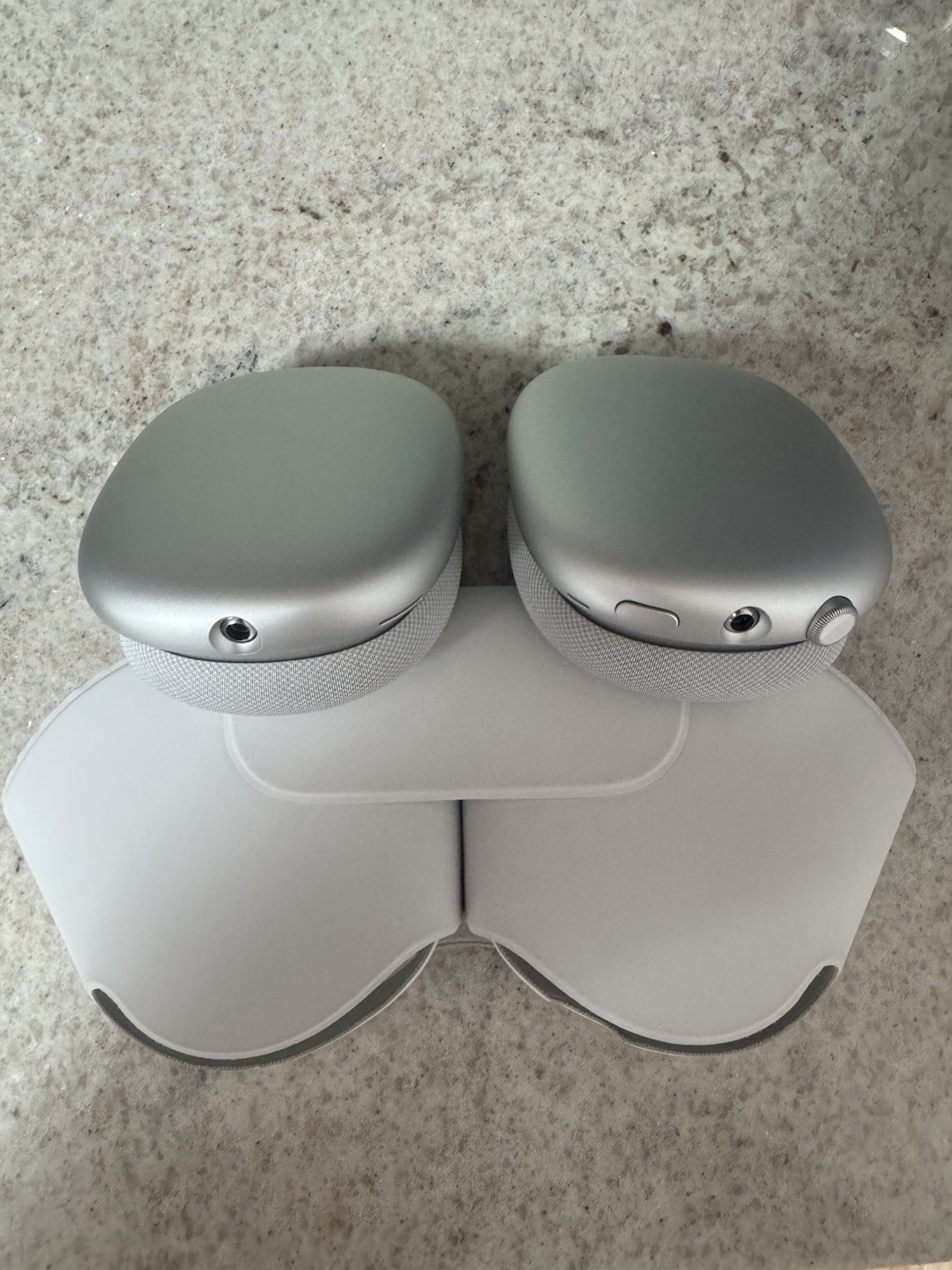 Apple AirPods Max Silver Bluetooth Wireless Over-Ear Headphones w/ Smart Case