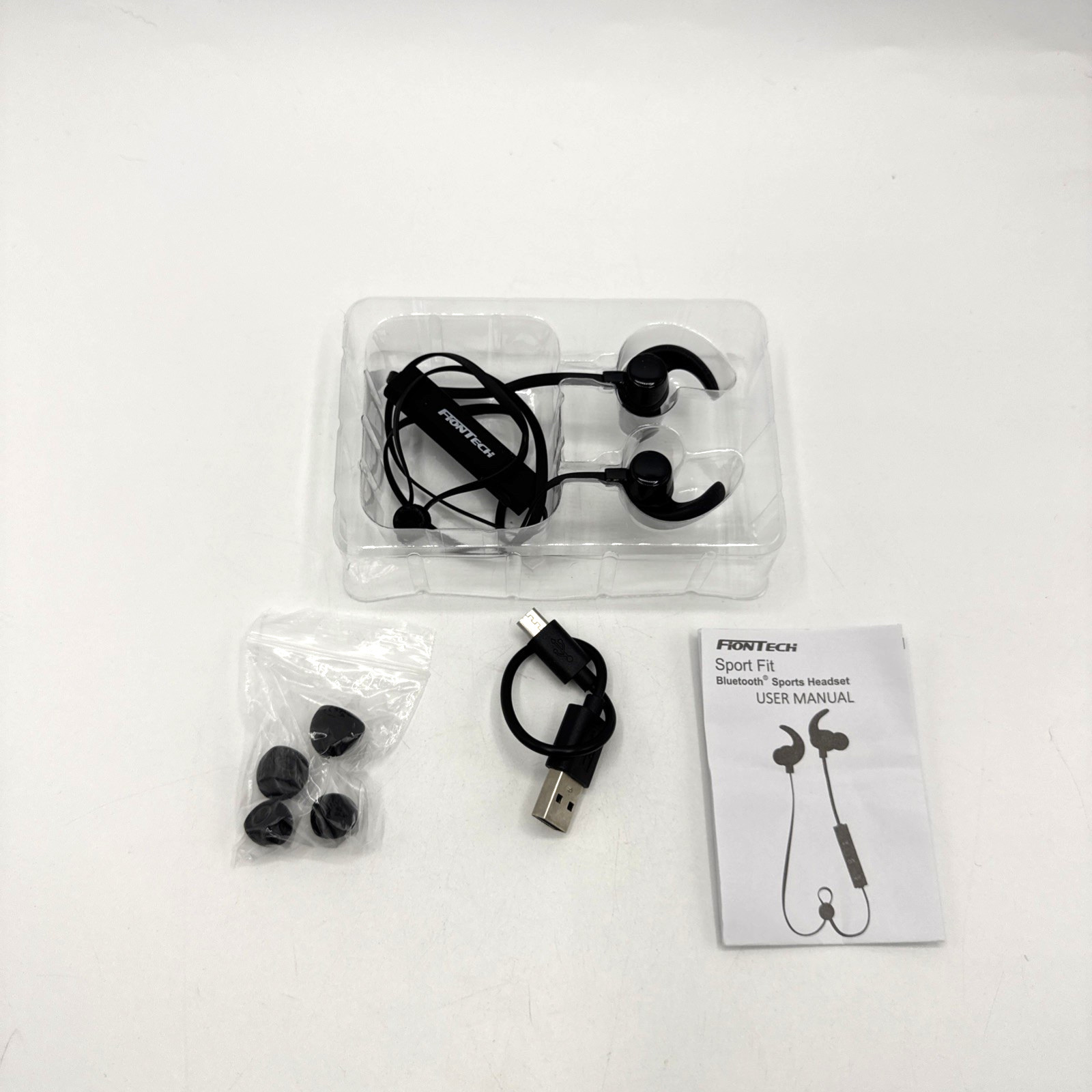 Frontech Wireless Sports Earphones Bluetooth 4.2 New In Package