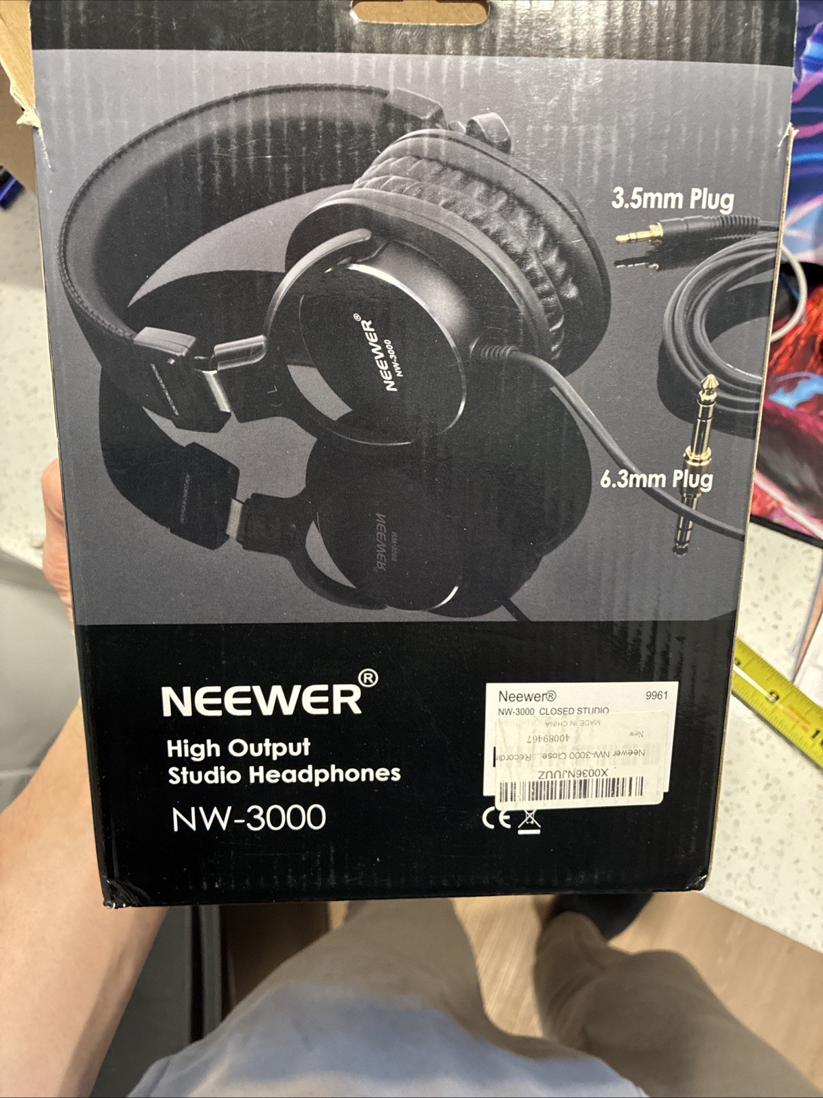 Neewer NW-3000 Stereo Monitoring Headphones Wired Black EXCELLENT ++ Condition
