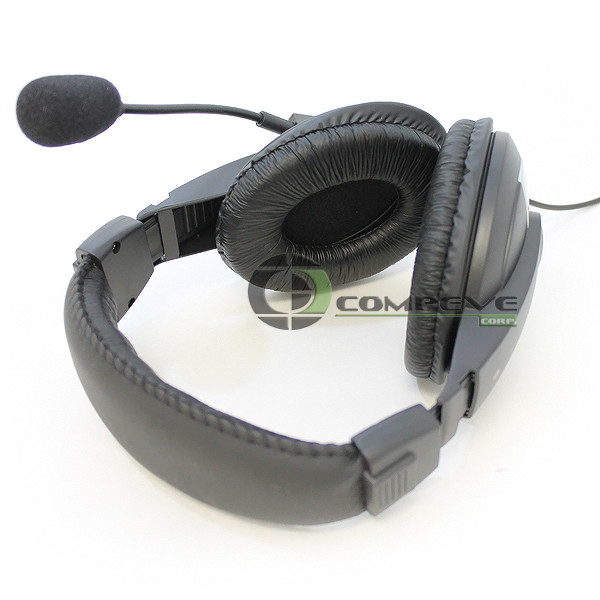 HP Synchrotech Stereo Headphones w/ Microphone Gaming Webchat GC-MM-Headset