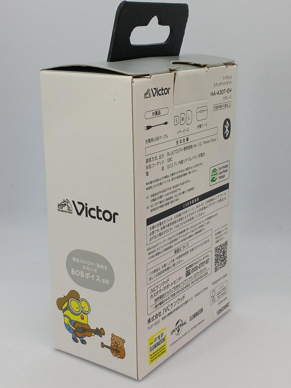 JVC Kenwood Victor Minion Model Wireless Stereo Headset HA-A30T-EH Tested