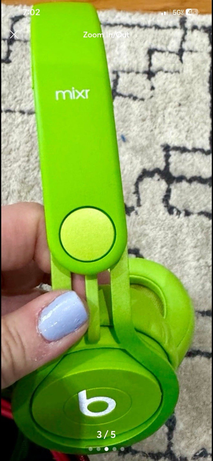 Rare COLLAB limited edition Beats Mixr Mixer Candy Green Reflective Logo Version
