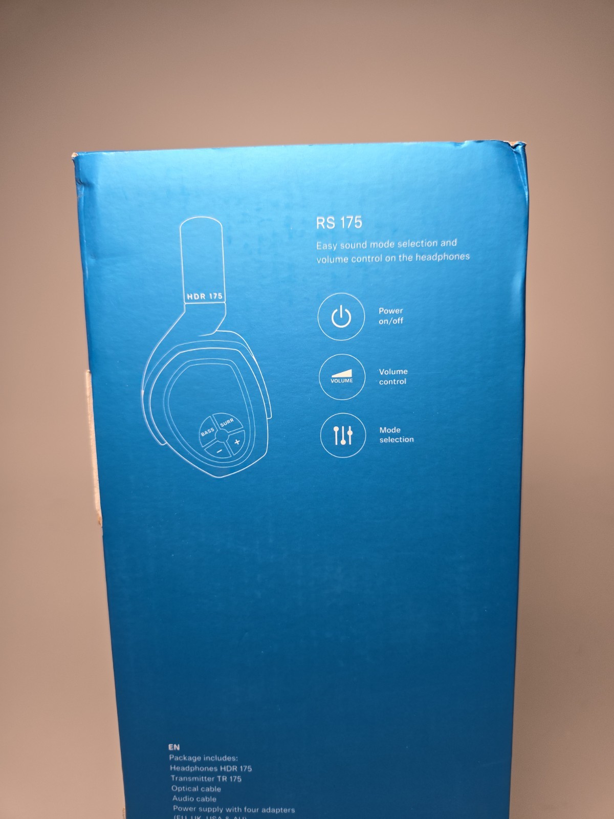 Sennehiser RS 175 Digital TV Headphones Wireless Noise Blocking