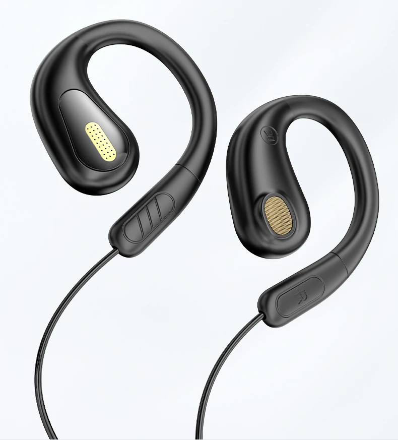 3.5mm TP-C Wired Not in Ear Headphones 9D Surround Sound Music Gaming Headset Ul