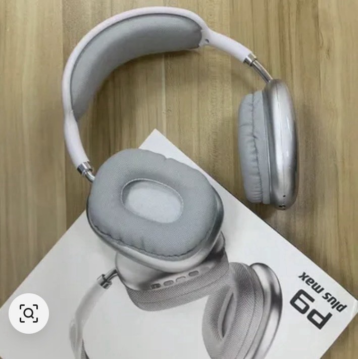 Over-Ear Headphones P9 USB Headband Ear-Cup Double Earpieces 50mm Silver