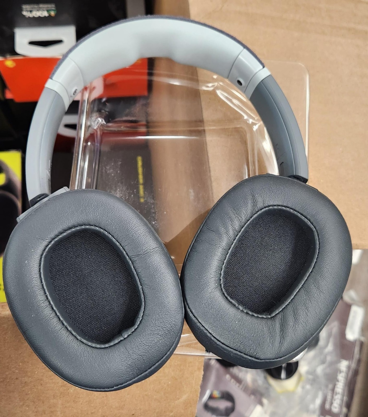 Skullcandy Crusher Evo Wireless Headphones, Adjustable Bass, 40h Grey Used Heads