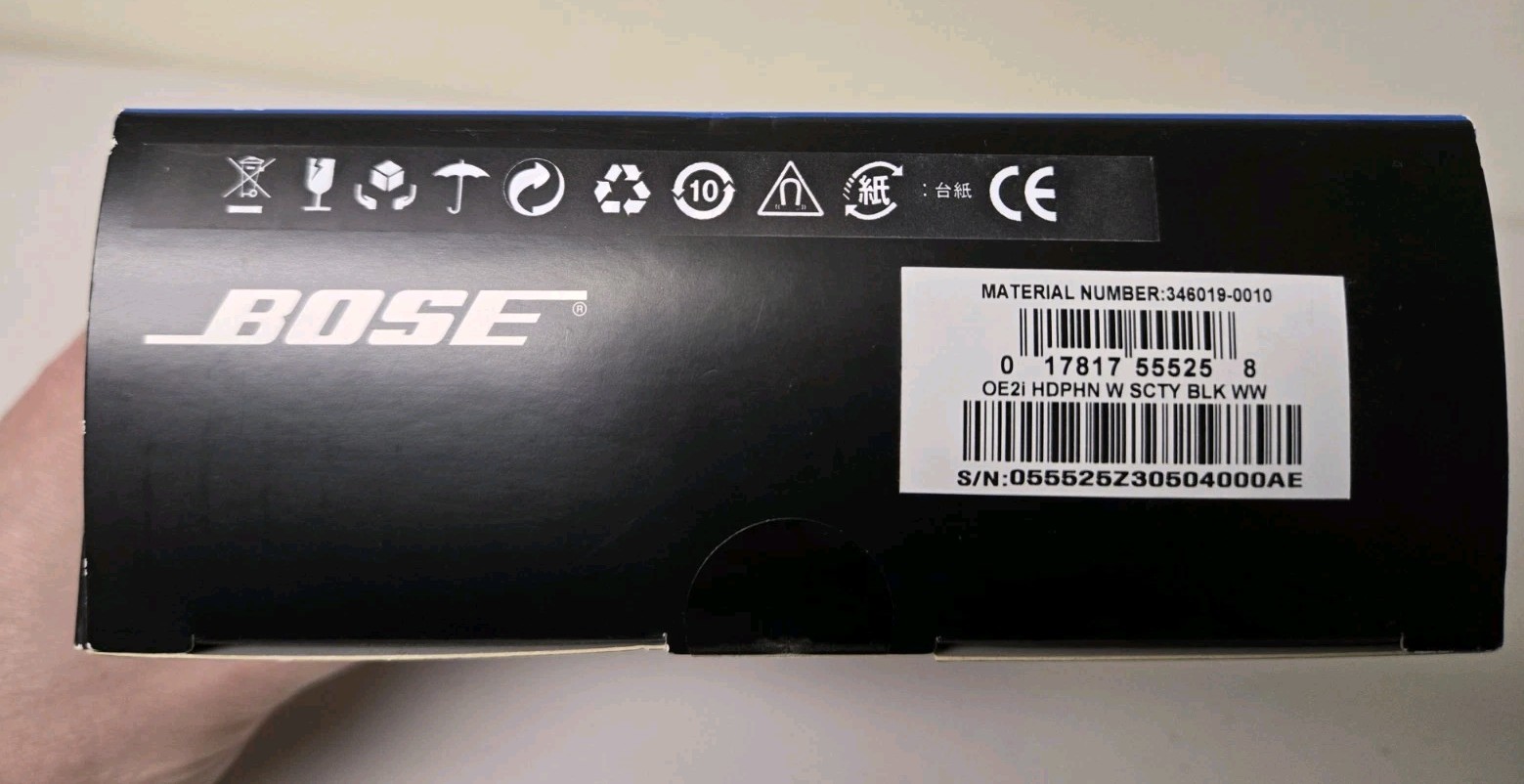 Bose OE2i Wired Headphones w/ Remote & Microphone + Carrying Case – NEW!!!