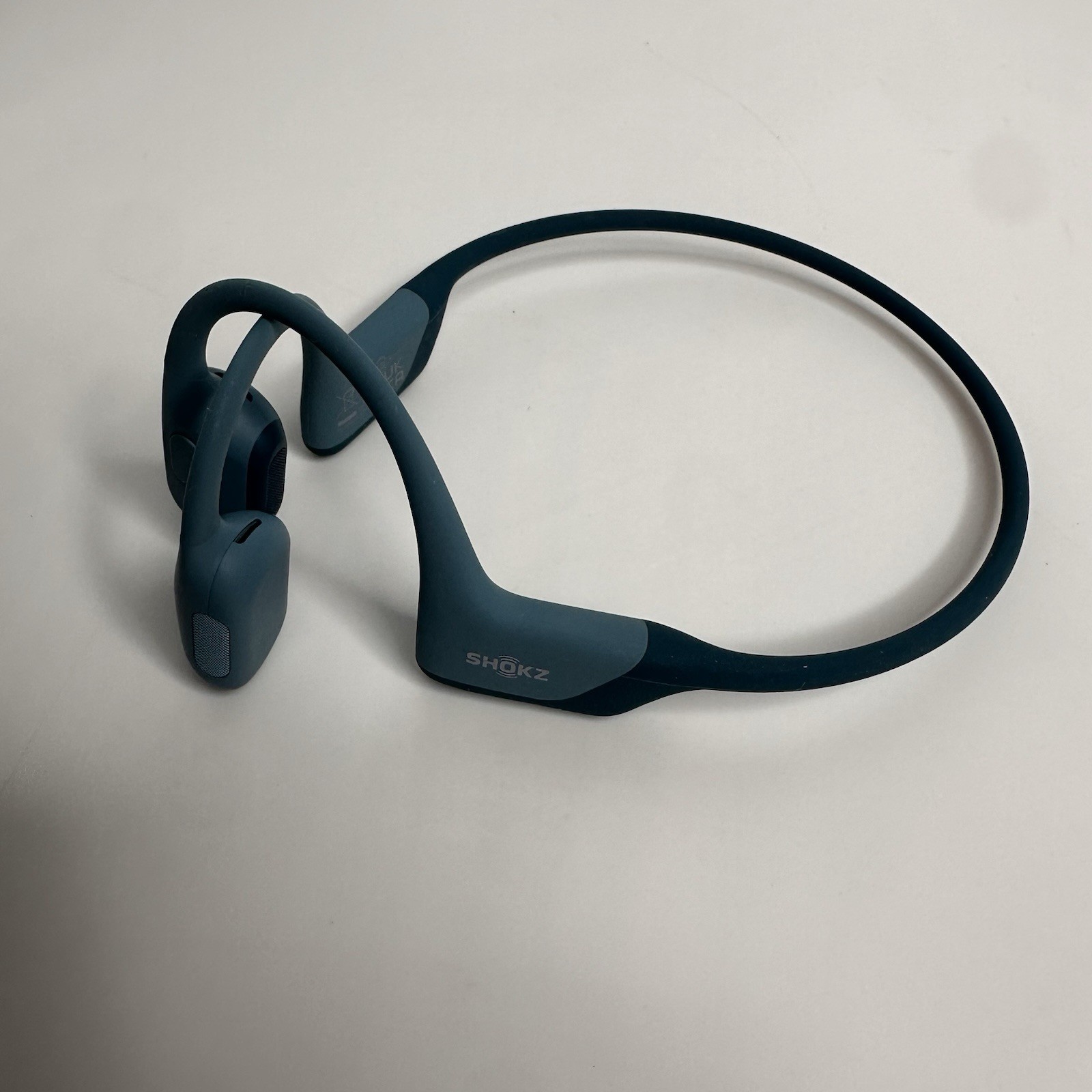 Shokz -OpenRun Pro Premium Bone Conduction Open-Ear Sport Headphones -Steel Blue