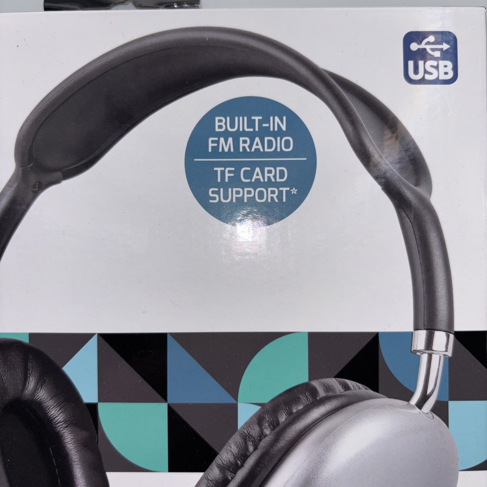 NEW Nizoni Wireless Headphones, Slim Style w/ built in radio, TF card slot