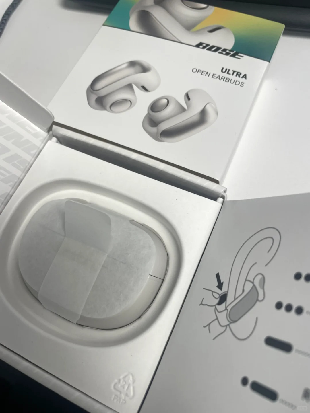Bose Ultra Open Ear Clip White Brand New Sealed Comfort Wireless Earbuds