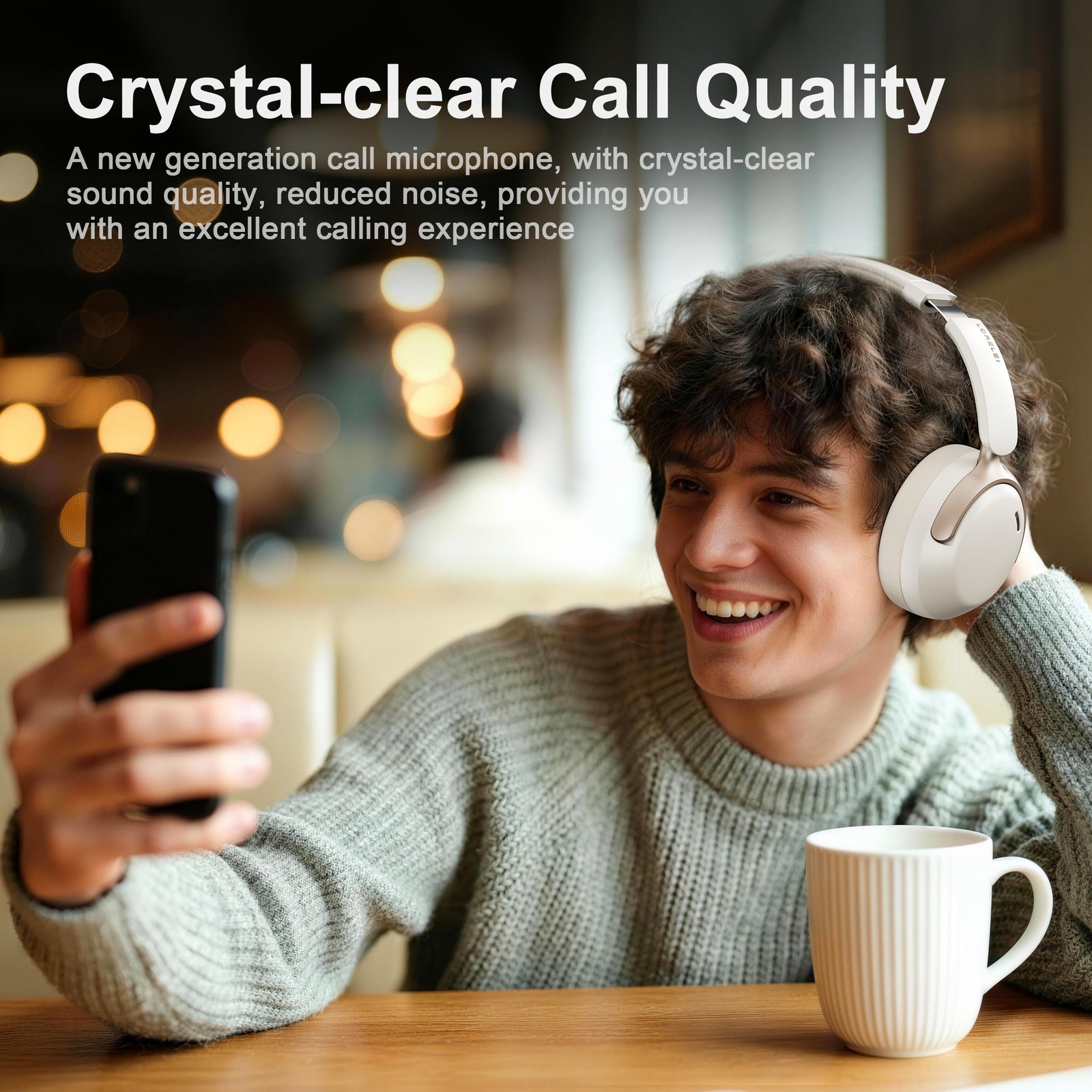 Q30 Bluetooth Headphones Over Ear,60H Playtime & 3 EQ Music Modes,BT6.0 Headp…