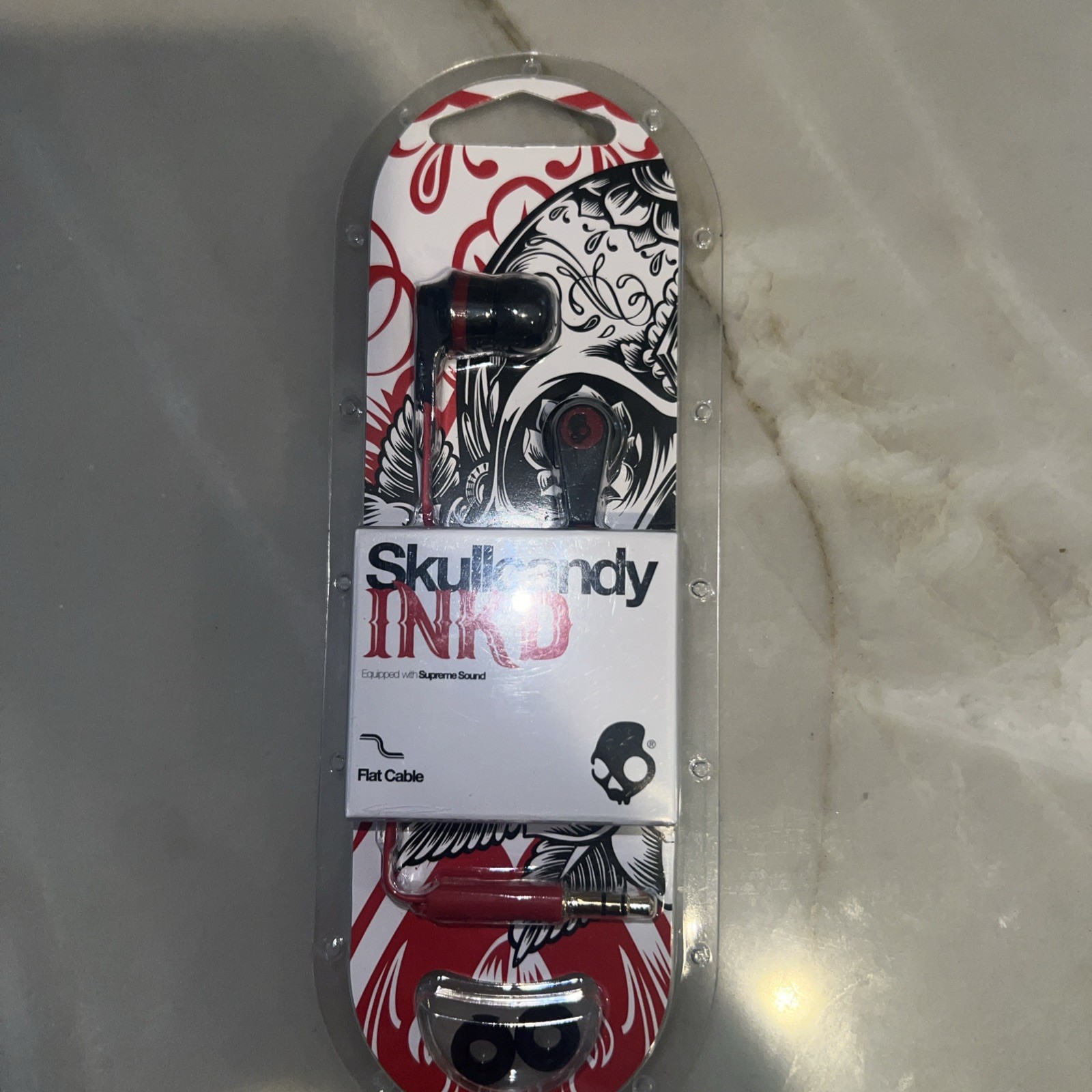 Skullcandy S2IKDZ-010 Earphones – Red New Sealed and not ever opened
