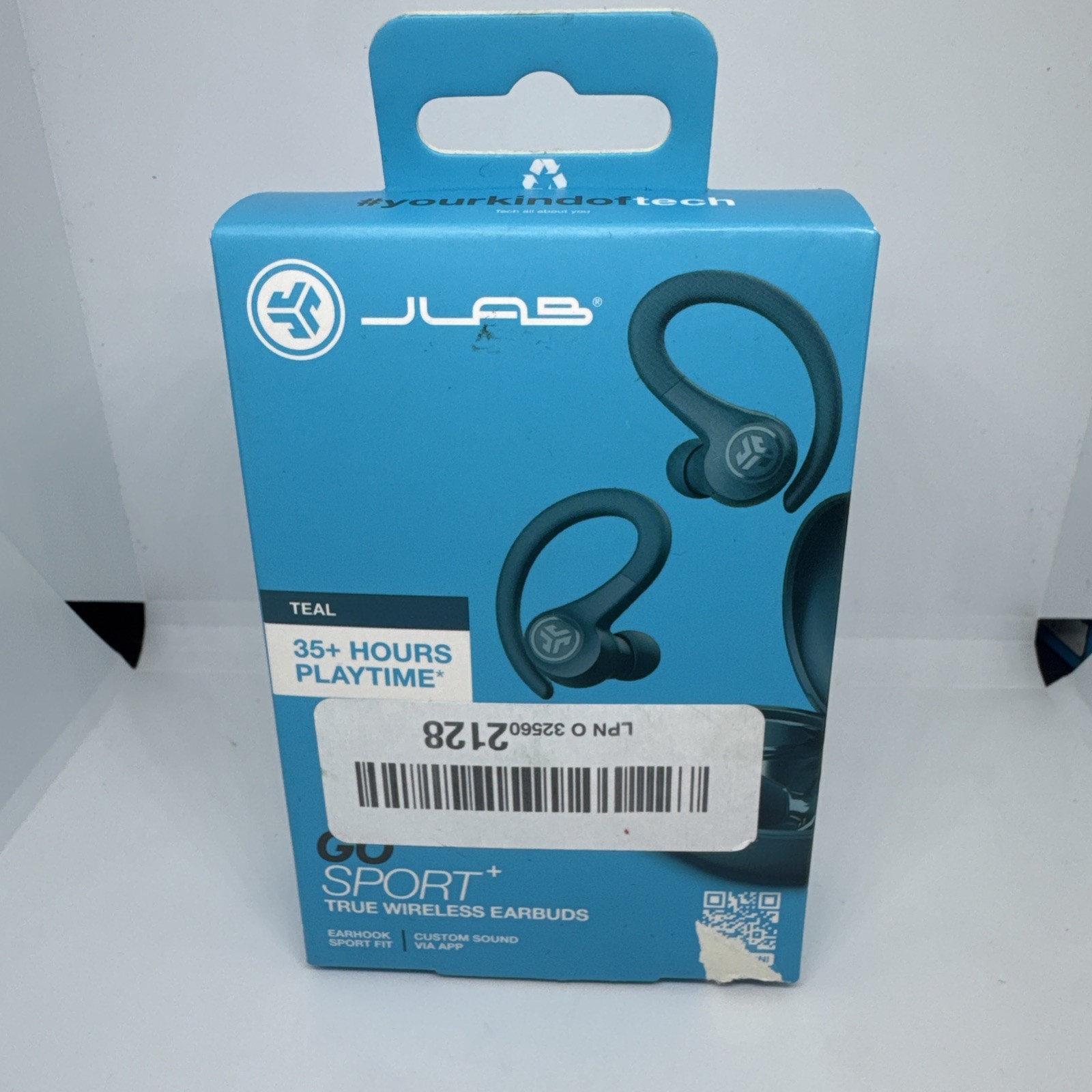 JLab Go Sport Plus True Wireless Bluetooth Earbuds-color TEAL