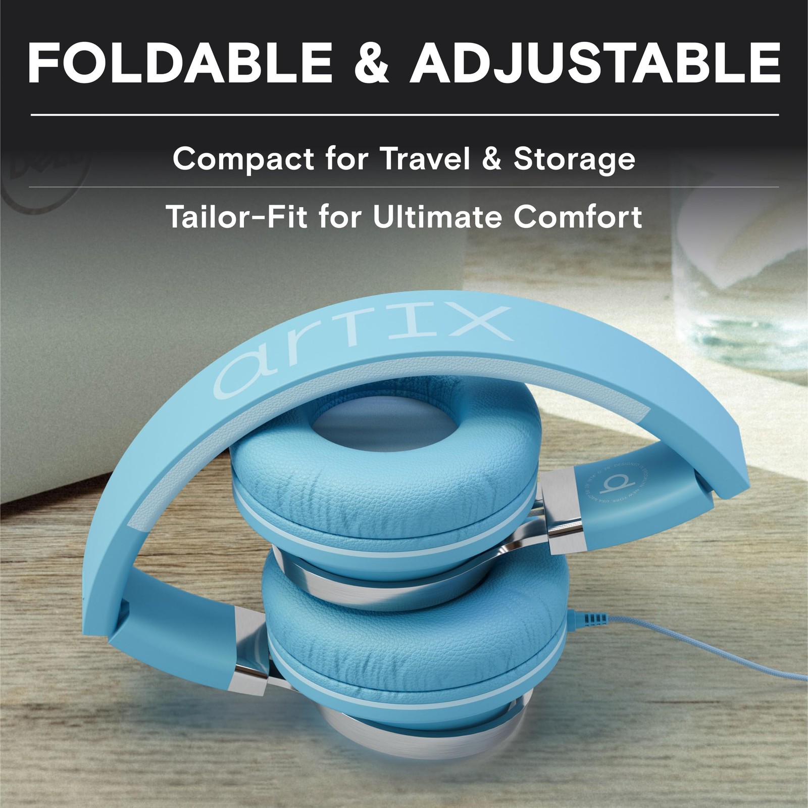 ARTIX CL750 USB C Wired Headphones with Mic & Volume Control Noise Isolating …