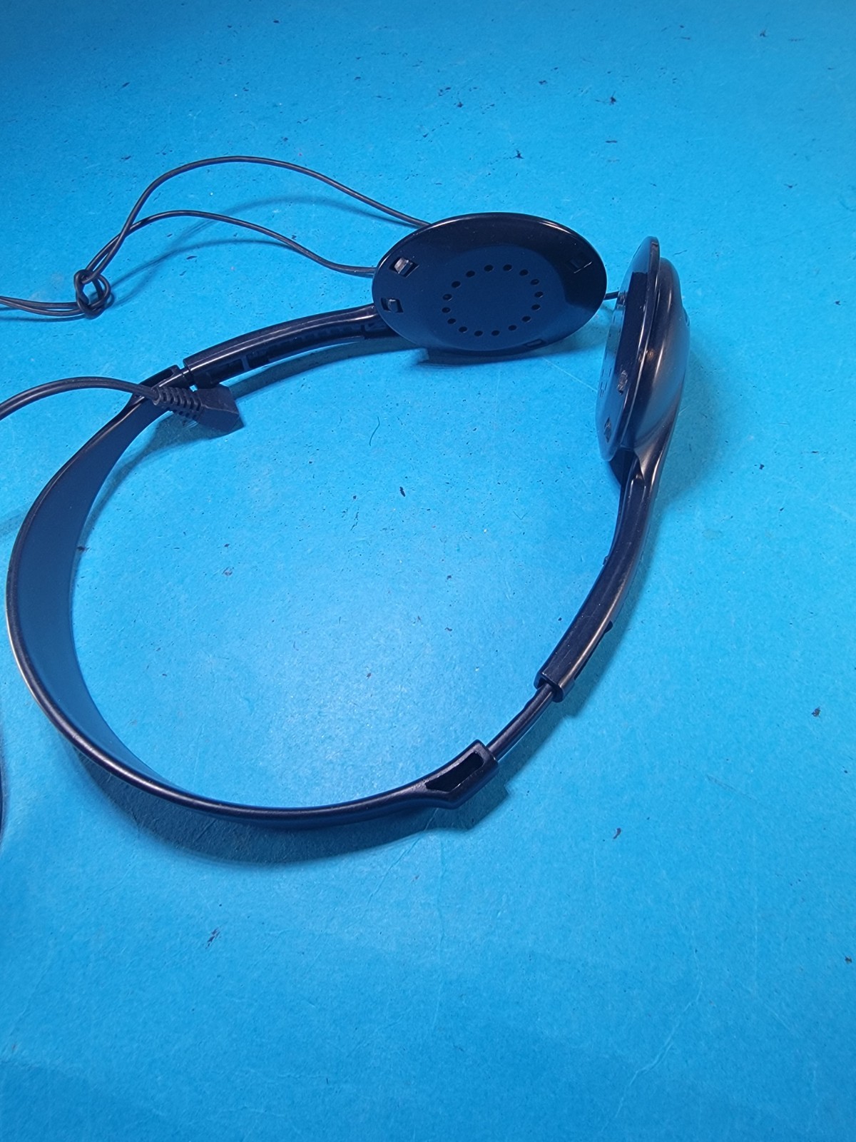 Sony MDR-023 Headphones Vintage Adjustable Wired Black – No Earpads – Tested