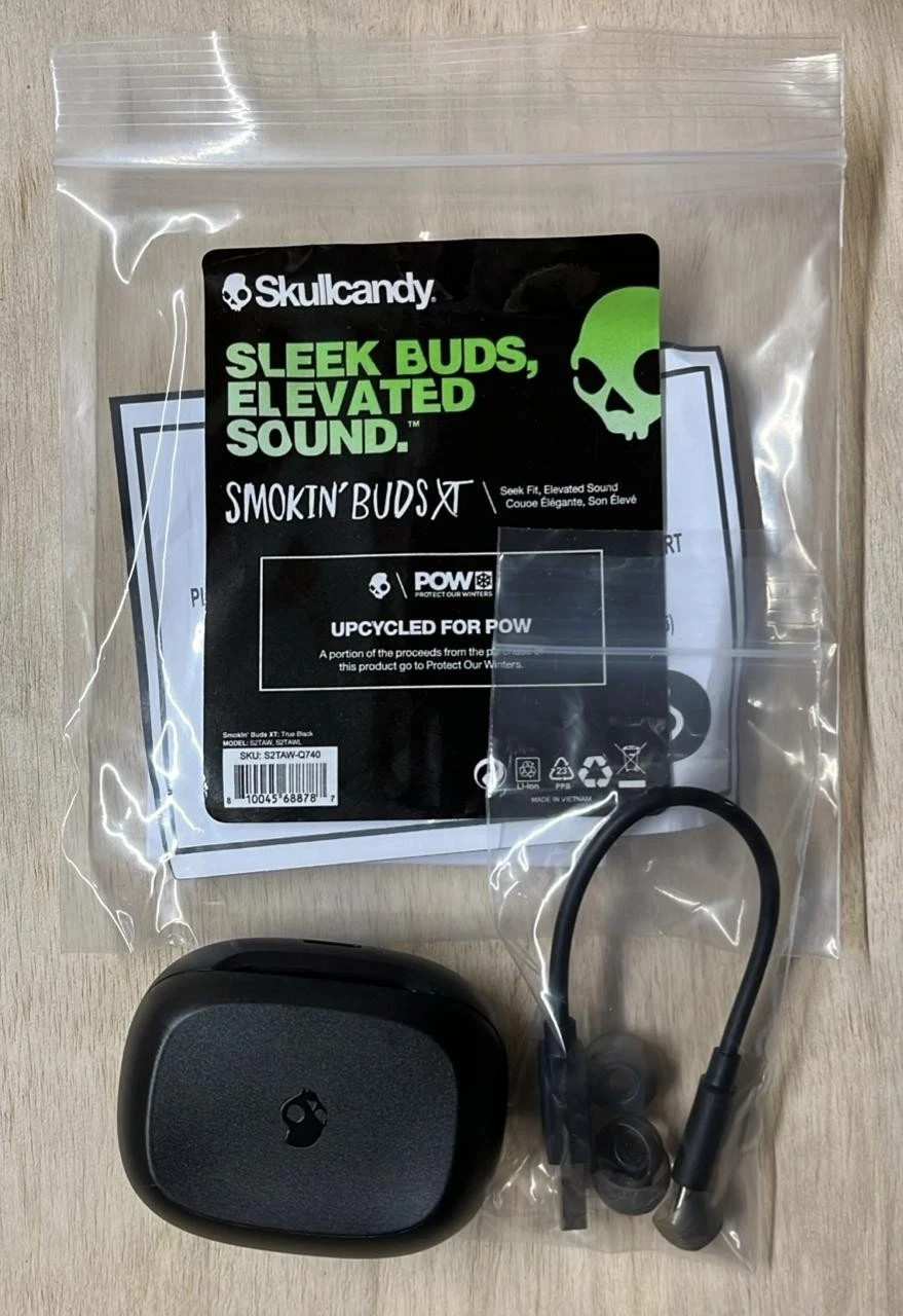 Skullcandy Smokin’ Buds XT True Wireless Earbuds – Bluetooth In-Ear Headphones