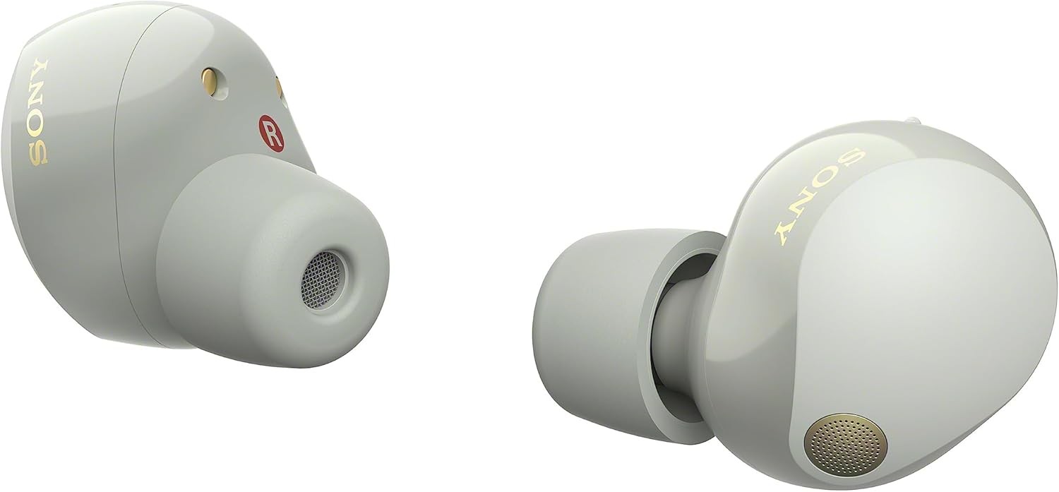 Sony WF-1000XM5 Noise Canceling Wireless Earbud Headphones Alexa – Silver