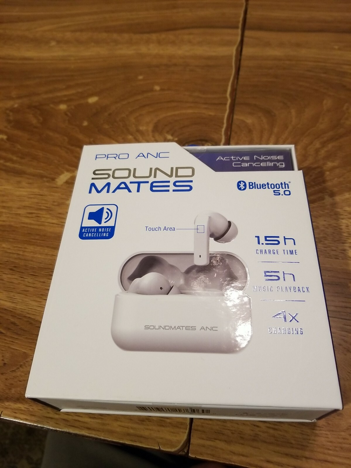 Noise Cancelling Wireless Earbuds SoundMates Pro ANC Bluetooth 5.0 New
