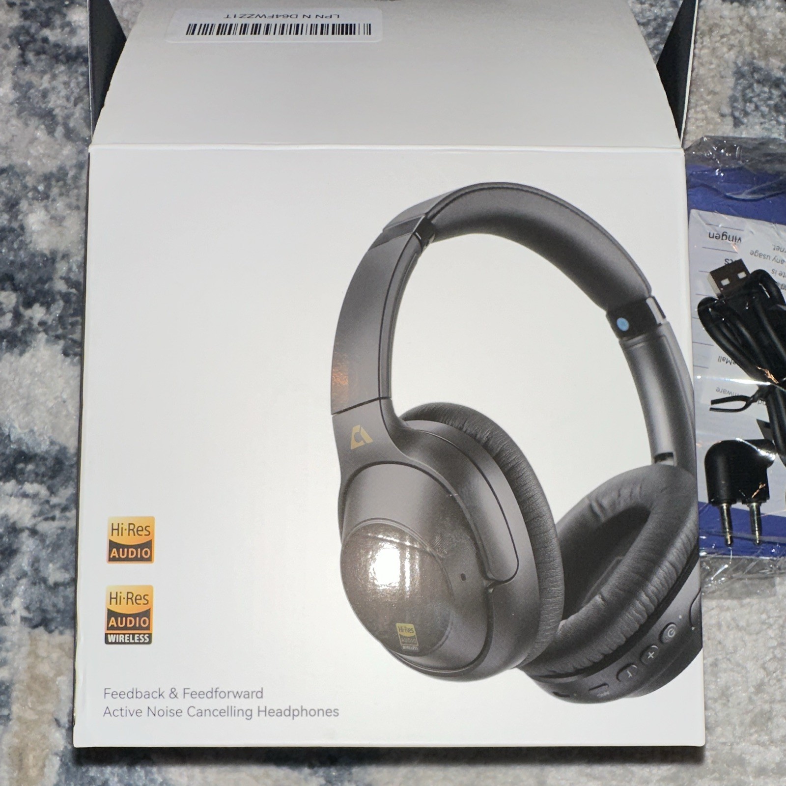 YMOO Y7Pro Noise Cancelling Wired & Wireless Headphones 100H Playtime Over Ear