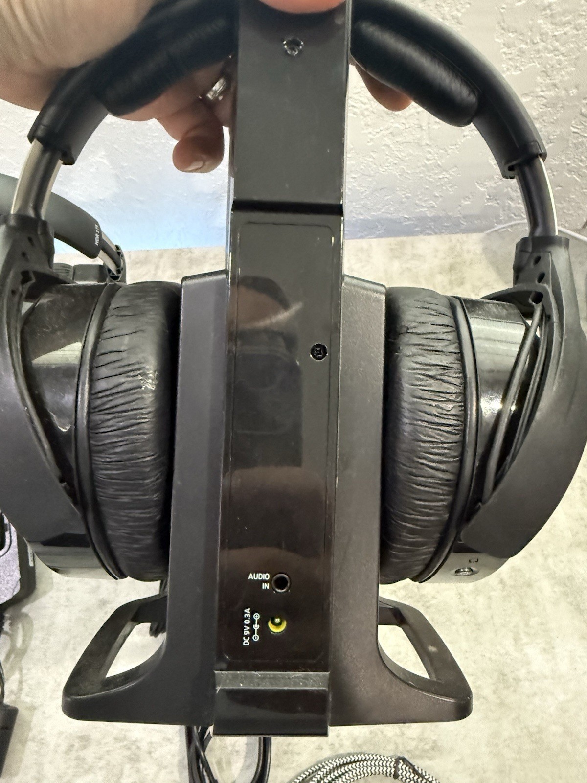 Sennheiser 2-HDR 175 RF Wireless Headphone & System Stand TR 175 & TR 165 +Cable