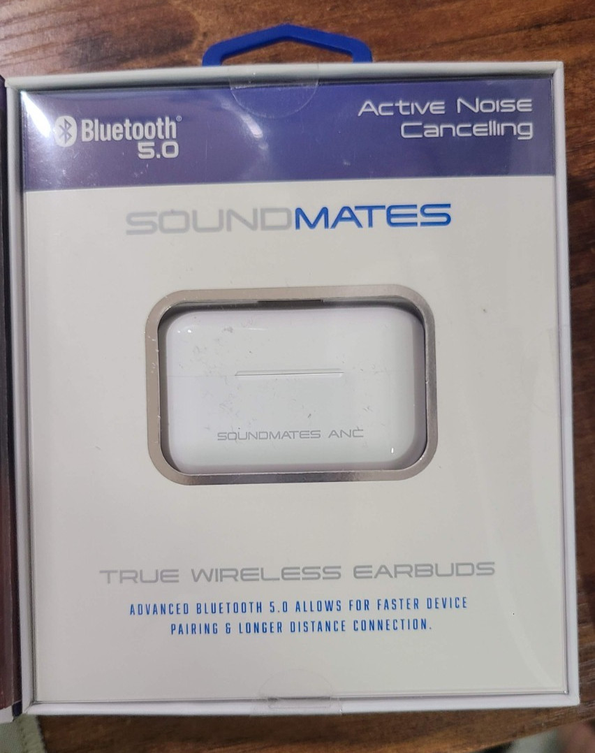 Pro Anc Sound Mates Wireless Earbuds Noise Canceling, Sweat Resist