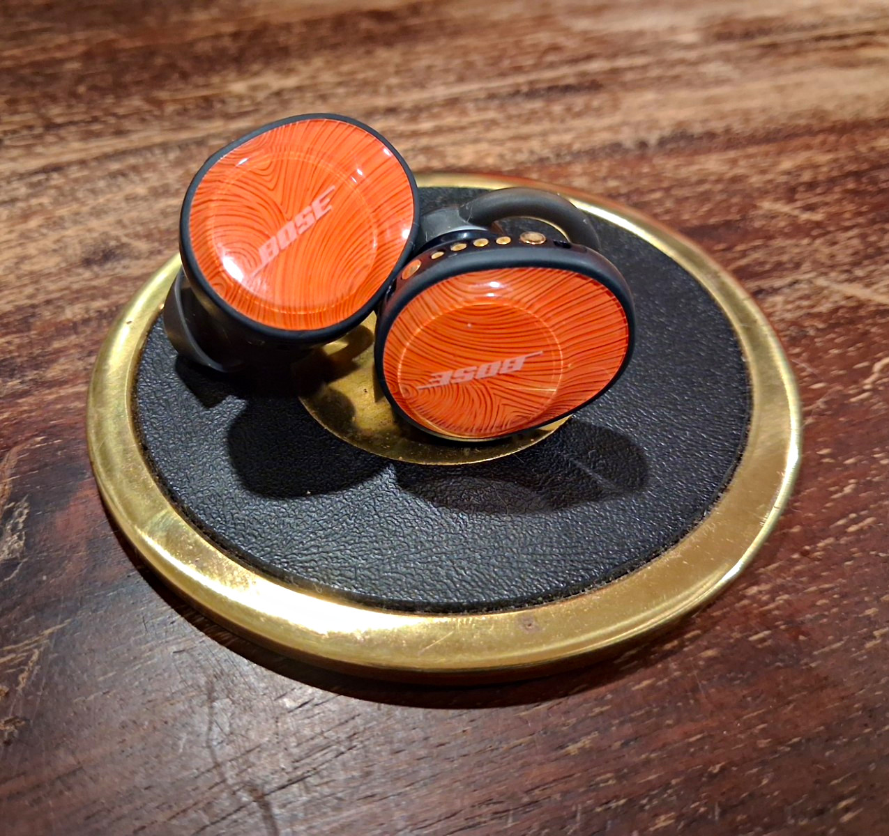 Bose SoundSport Free Wireless Bluetooth Earbuds Orange with Charging Case