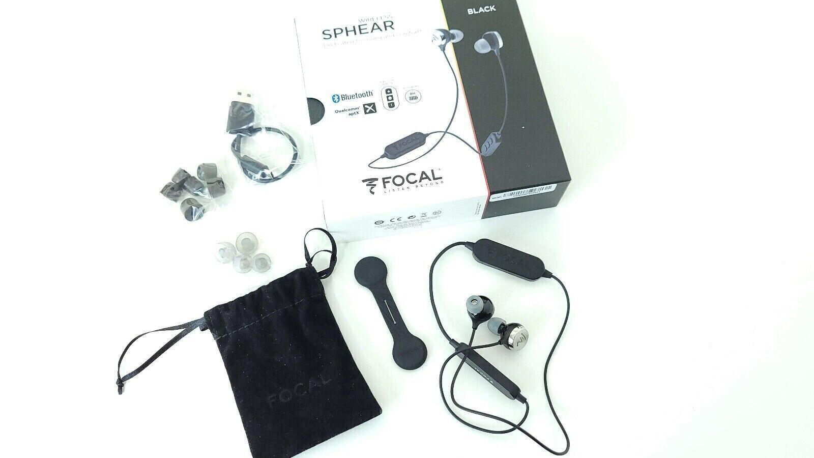 Focal Sphear Wireless In-Ear Headphones with Three-Button Remote and Microphone
