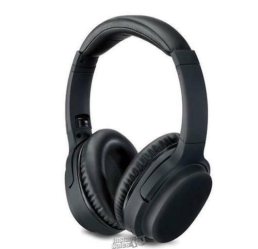 ILIVE Noise Cancelling Headphones Black Bluetooth Noise-Canceling Built-In Mic