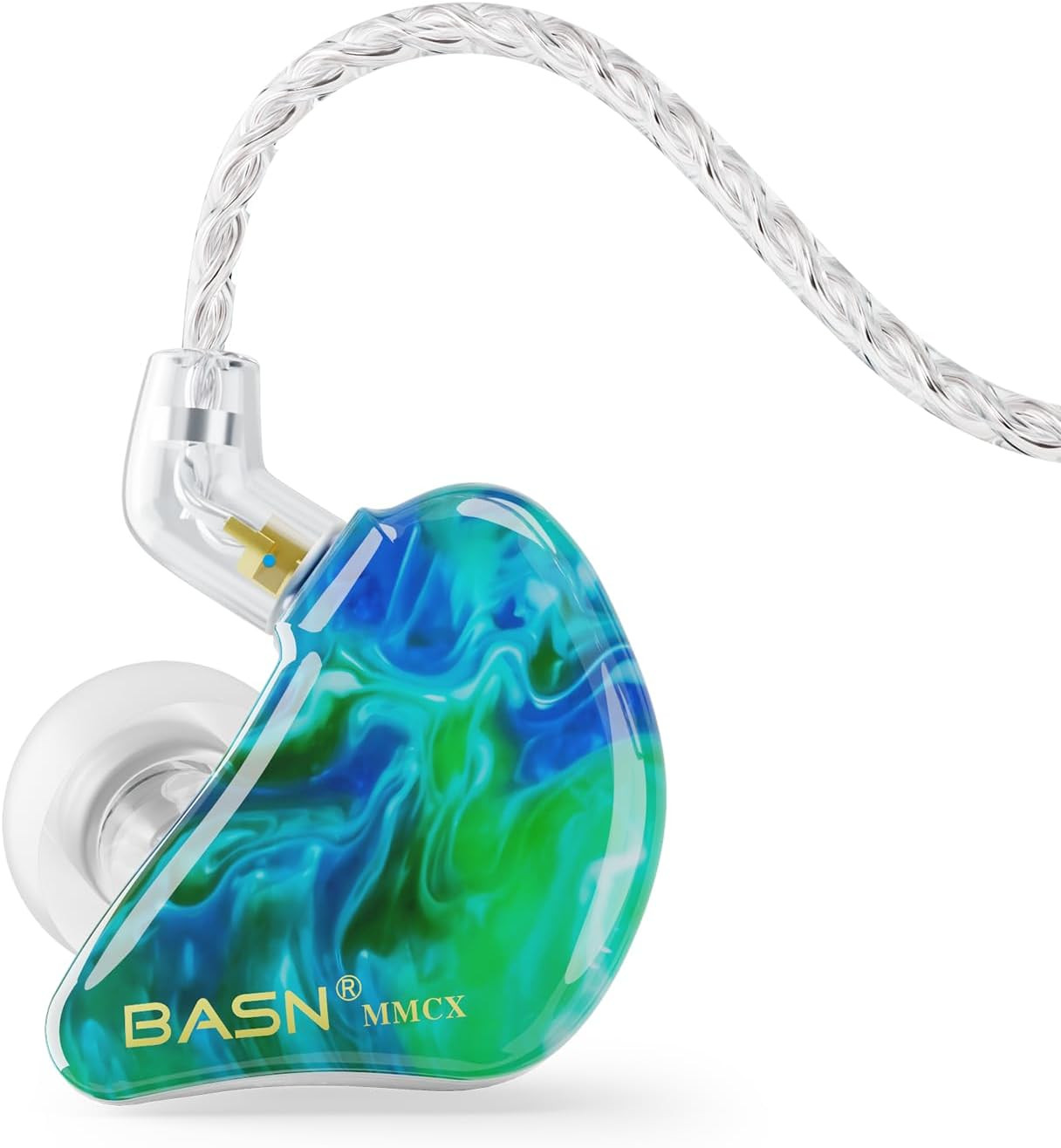 BASN in Ear Monitor Headphones for Musicians, Triple Driver Noise Isolating Earp