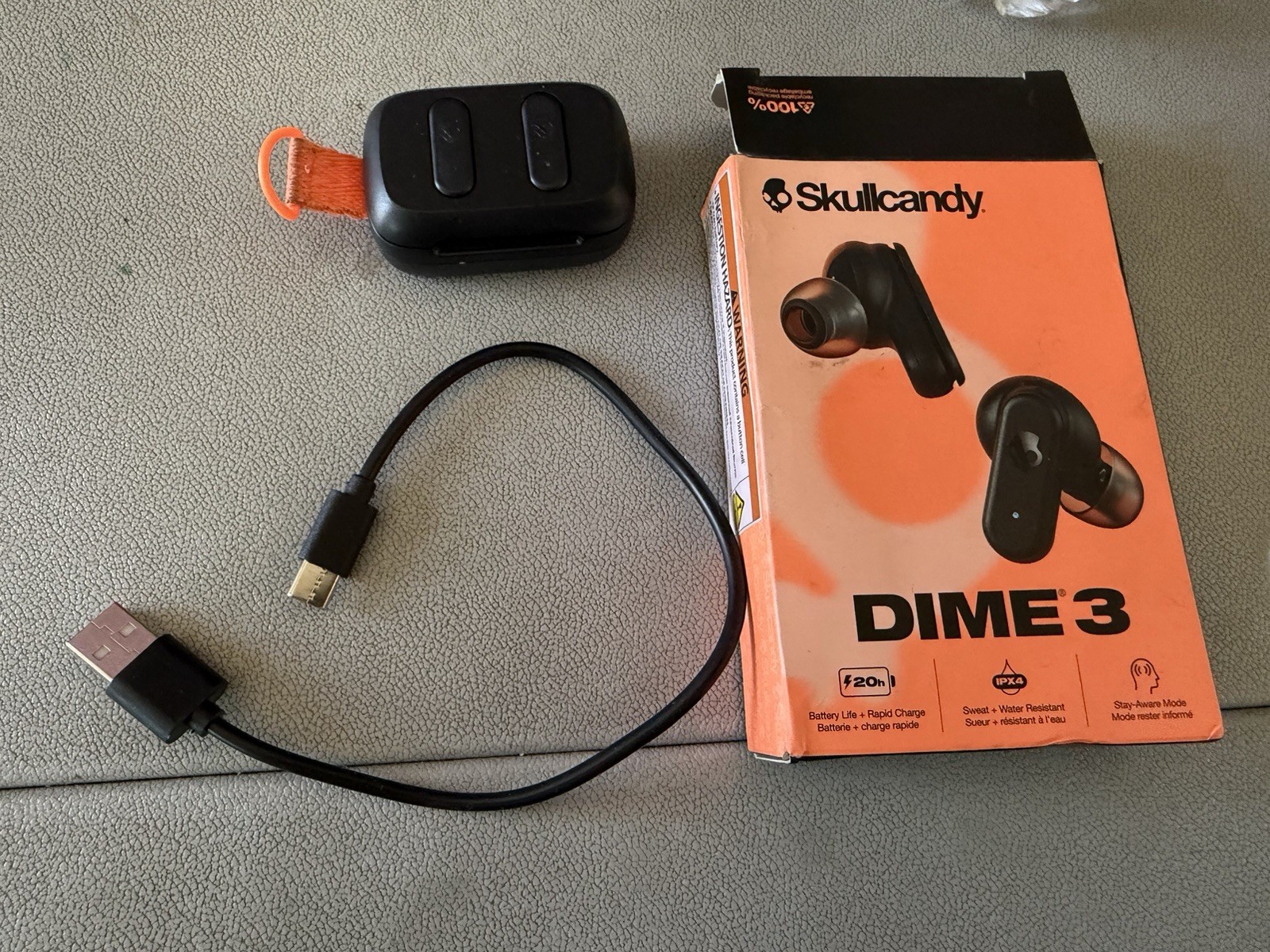 Skullcandy Dime 3 True Wireless Earbuds Headphones Black