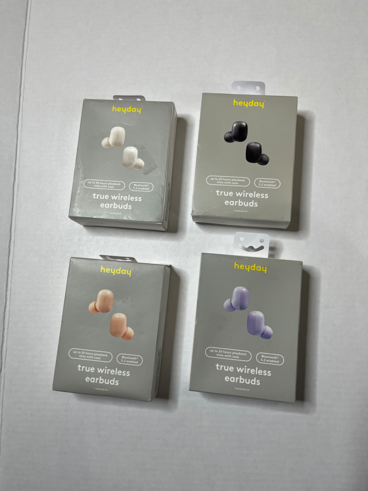 Heyday True Wireless Bluetooth Earbuds – Bluetooth 5.2, Touch Controls, 20-Hour