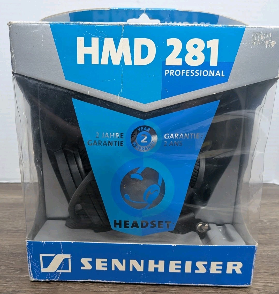 Sennheiser HMD281 pro Single-Sided Closed Back Intercom Headset Boom Mic – NEW