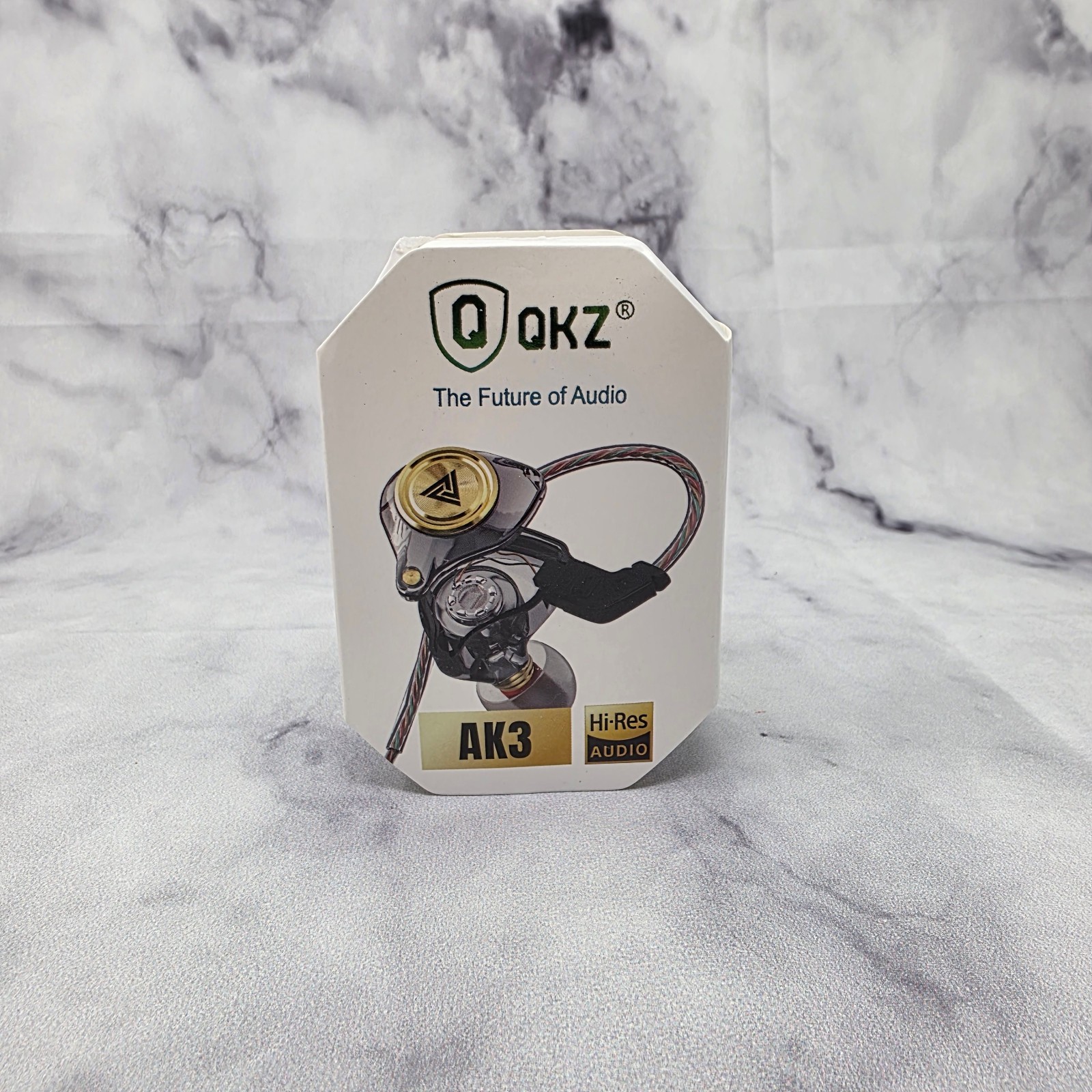 QKZ AK3 Pro IEM for Gaming Earbuds with Microphone & Case Black