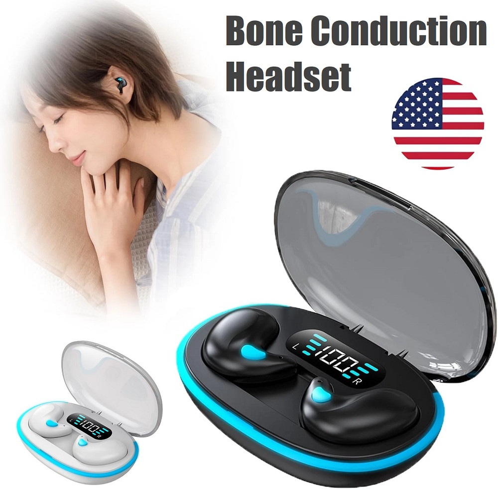 Invisible Sleep Wireless Earbuds Bluetooth 5.3 Headset TWS Waterproof Earphone