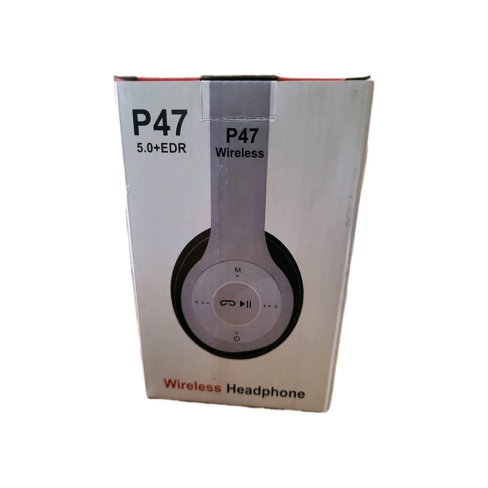 P47 Wireless Bluetooth 5.0 Heapphone Fildable HiFi Bass Built In Mic