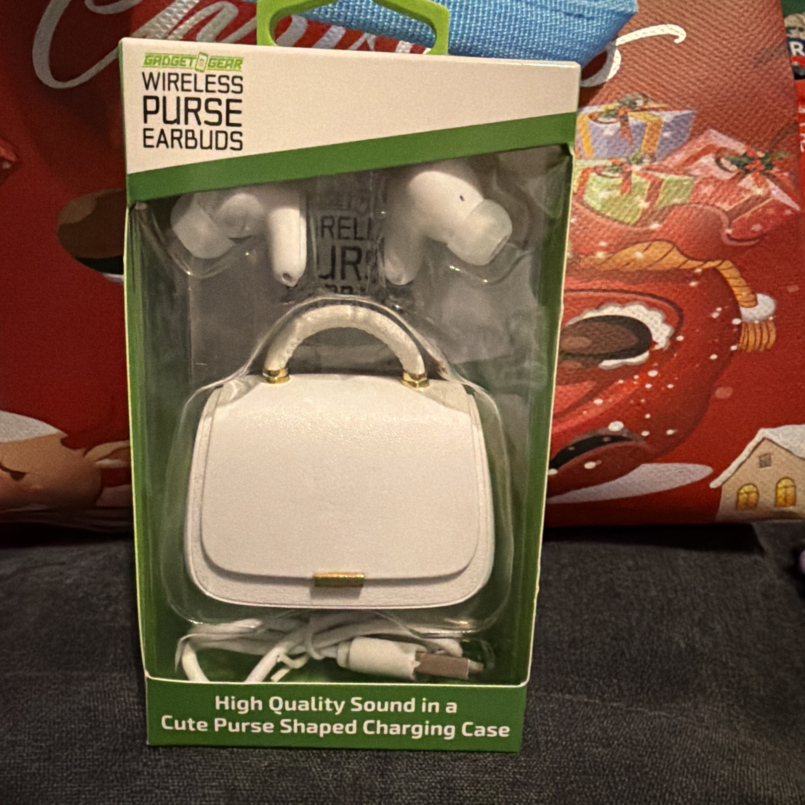 Gadget Gear Wireless Purse Earbuds Cute Charging Case High Quality Sound