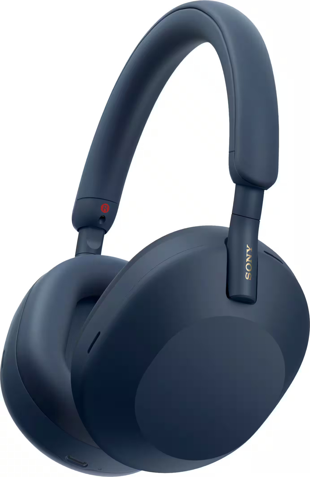 Sony – WH-1000XM5 Wireless Noise Cancelling Over-the-Ear Headphones – Blue