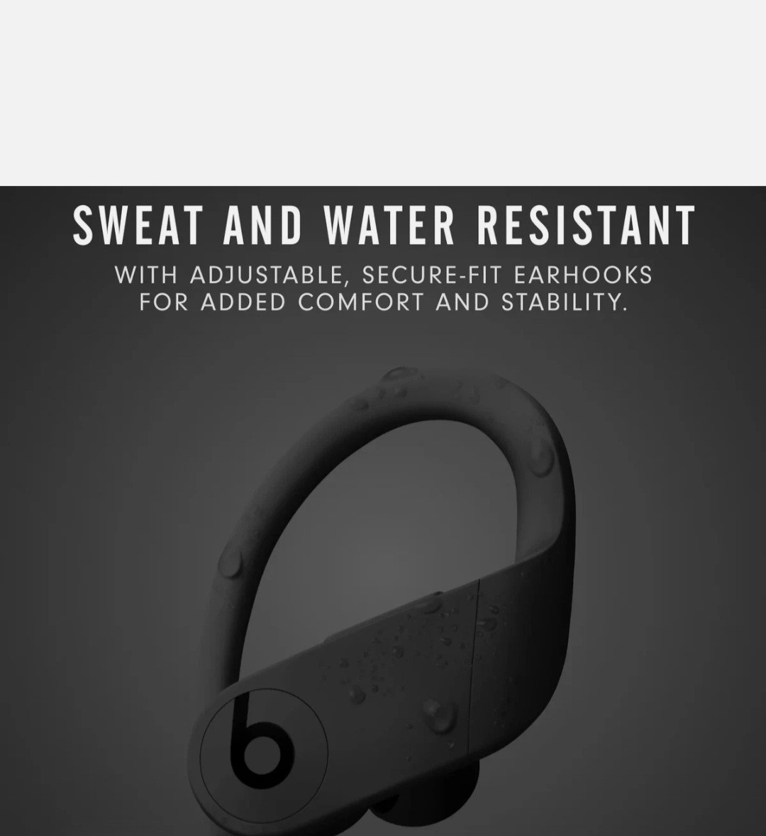 Beats by Dr. Dre Powerbeats Pro In-Ear Wireless Earphones – Black (MY582LL/A)
