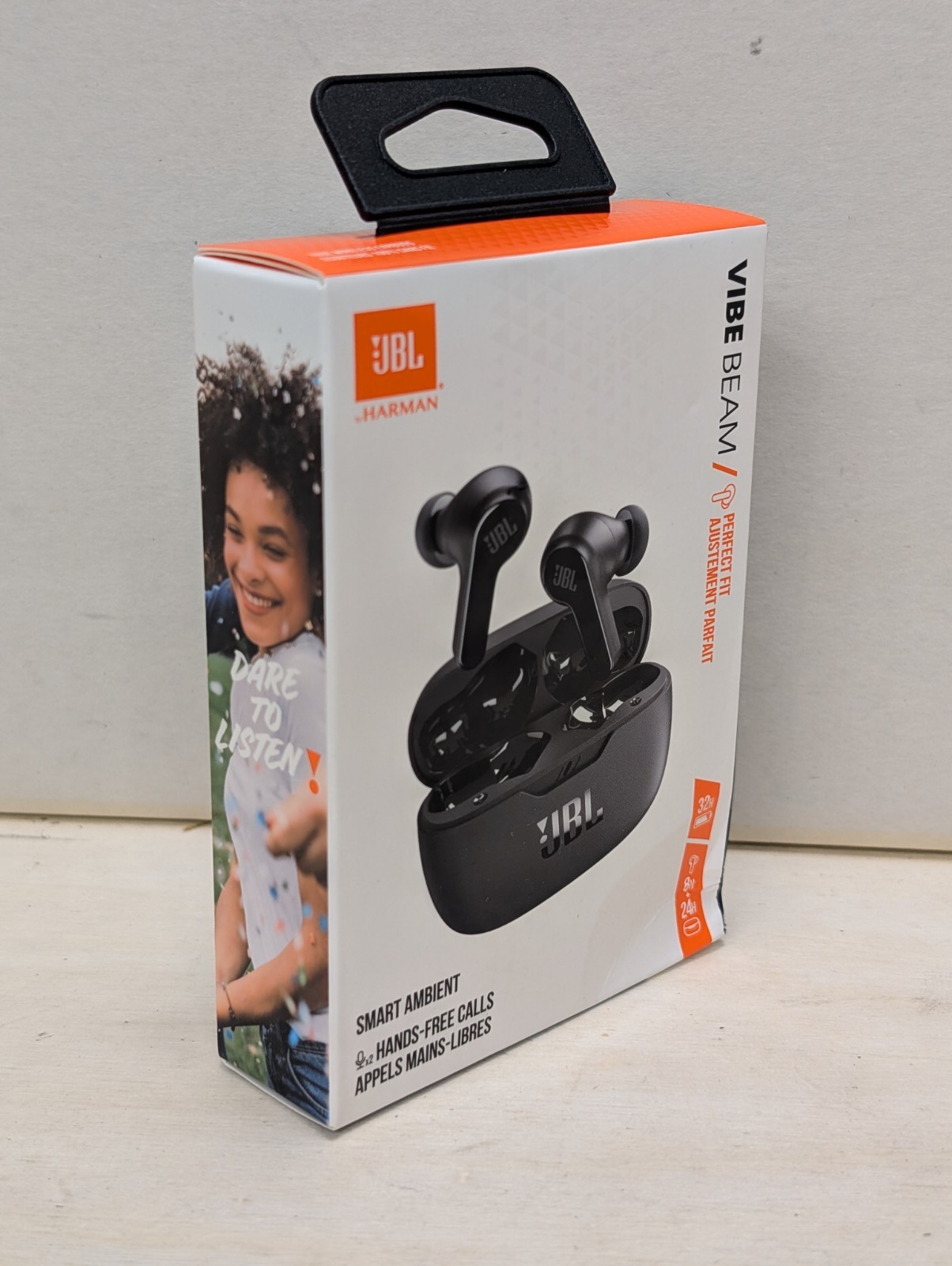 JBL Vibe Beam Bluetooth Wireless Earbuds – black